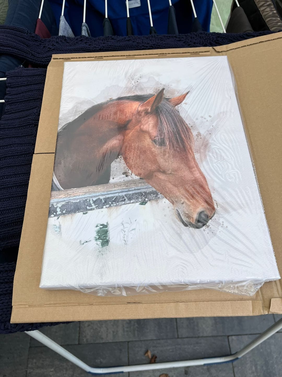 Customer photo review of Weihnachtsgeschenk Gemälde nach Fotovorlage