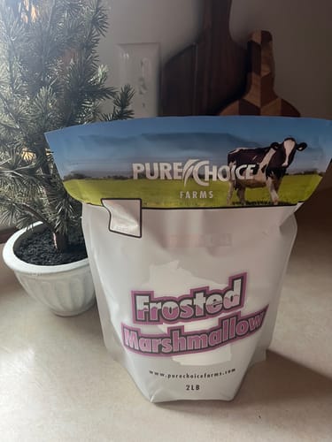 Customer photo review of Whey Protein Isolate Frosted Marshmallow