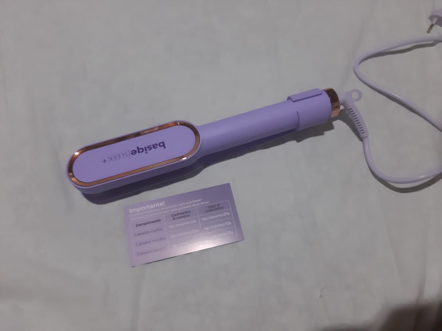 Customer photo review of SLEEK PLUS | Escova Alisadora