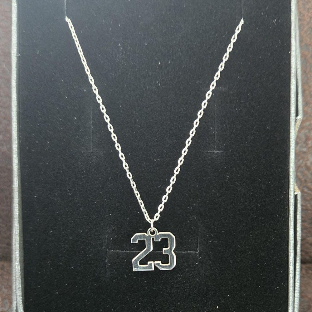 Customer photo review of Custom Number Necklace