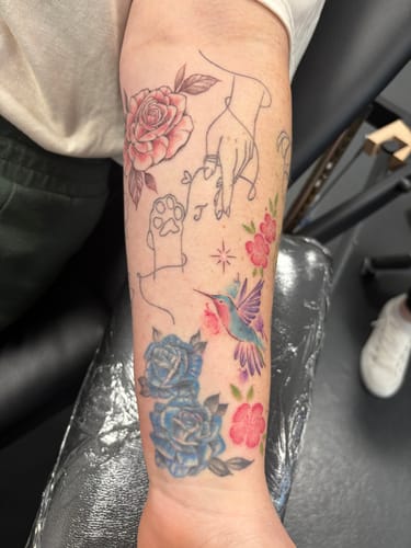 Customer photo review of TattooNumbx Numbing Cream
