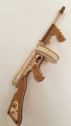 Customer photo review of High-Precision Submachine Gun Model Kit