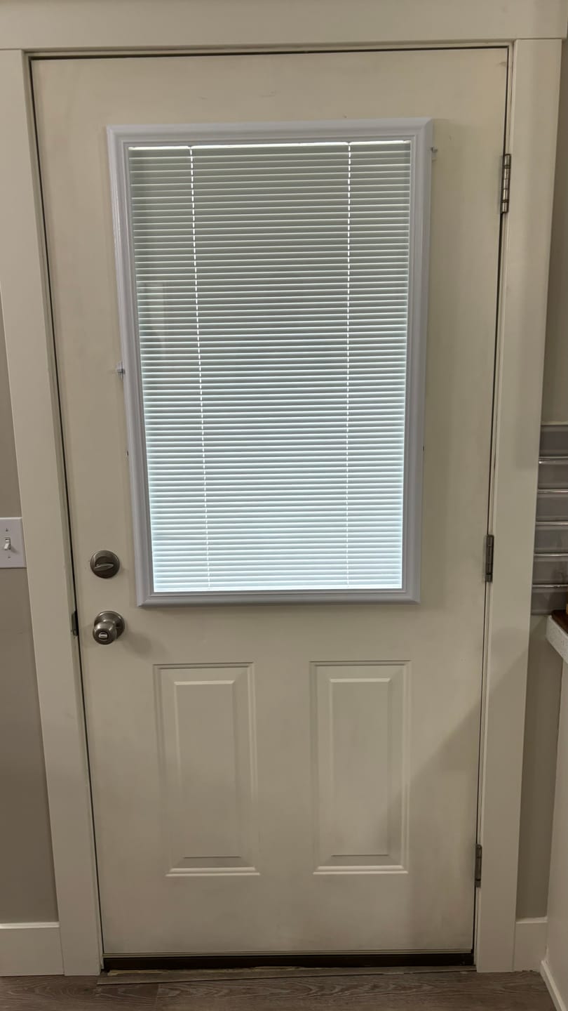 Customer photo review of ODL Add On Blinds for Raised Frame Doors - 24" x 38"