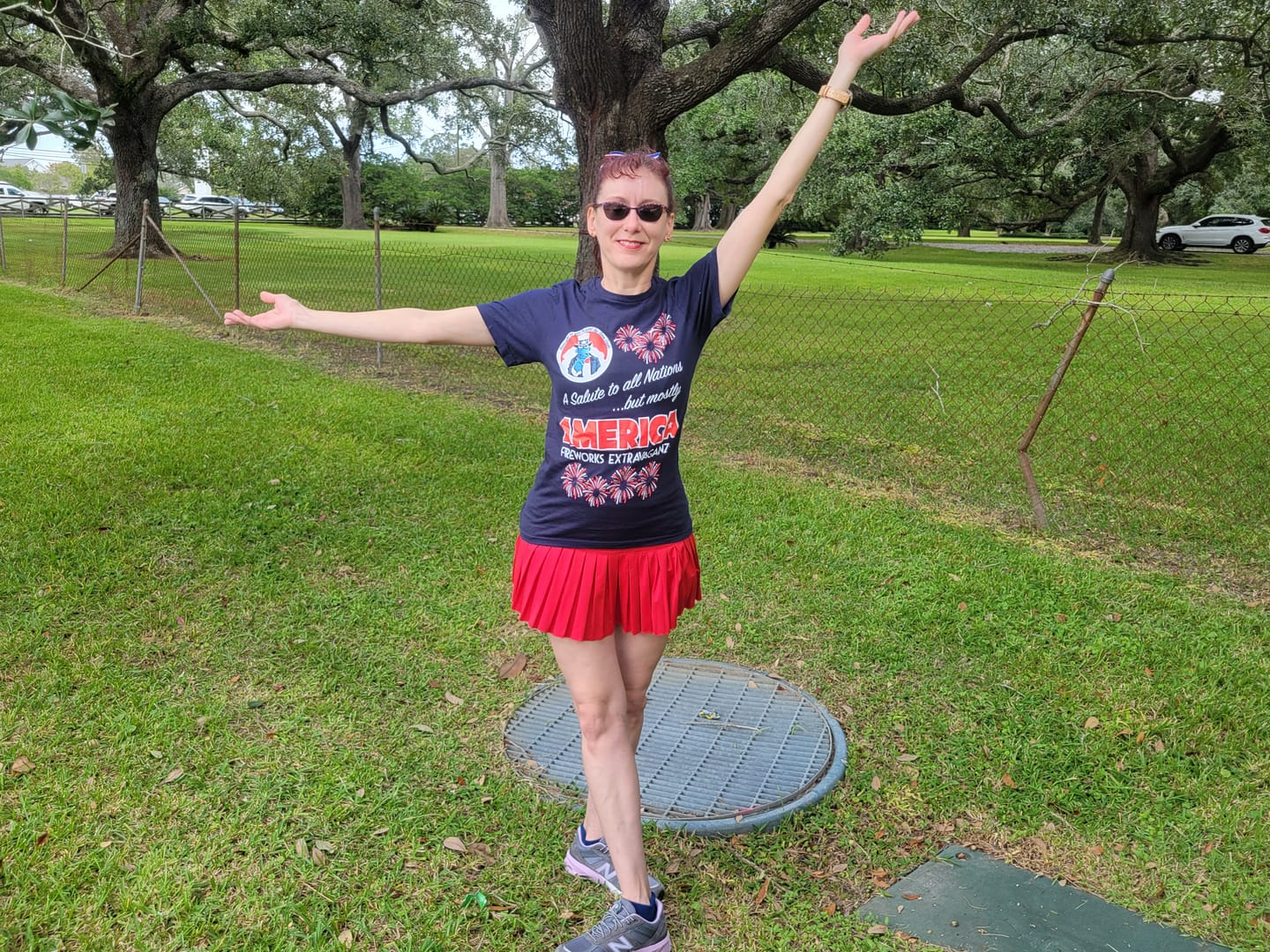 Customer photo review of Sam Eagle Salute To All Nations Muppet Vision 3D Shirt