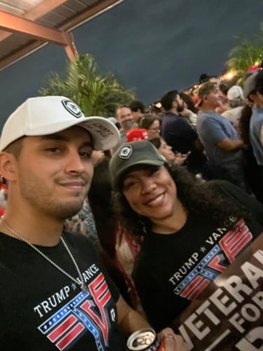 Customer photo review of TV Rocker USA T-Shirt