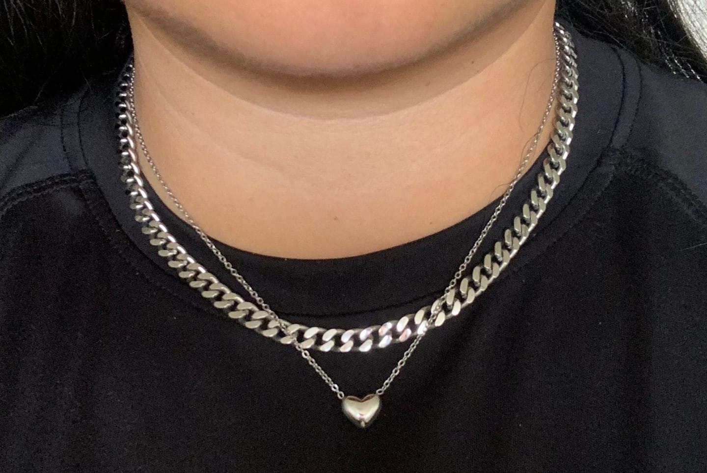 Customer photo review of Edgy Cuban Chain