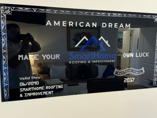 Customer photo review of Custom Logo Card