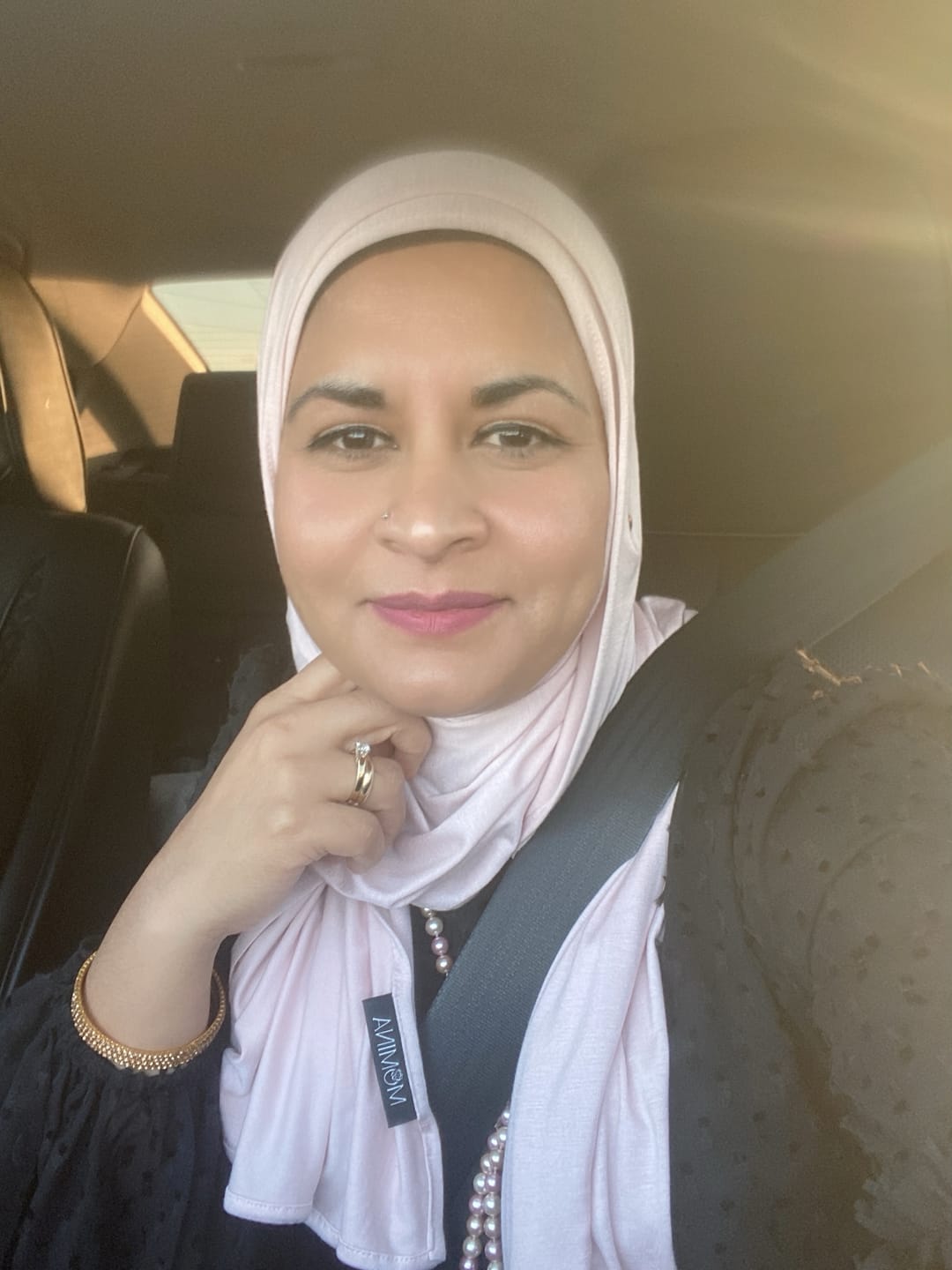 Customer photo review of Premium Jersey Hijab - Pink Pearl