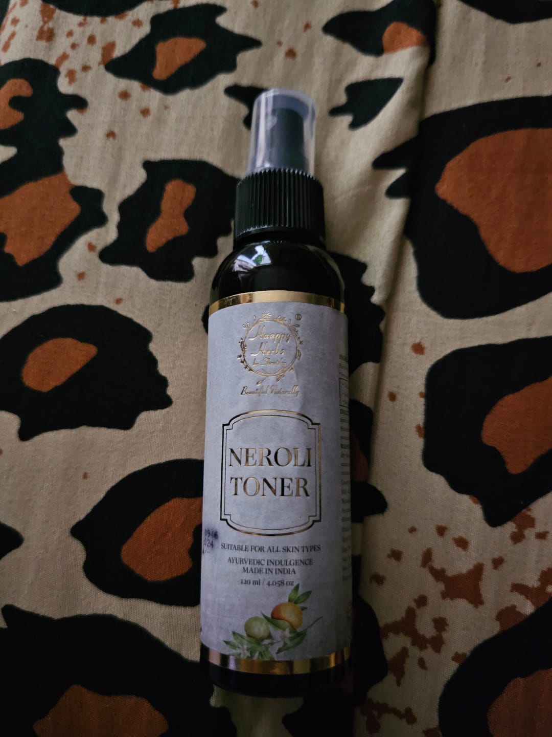Customer photo review of Neroli Toner - 120ml