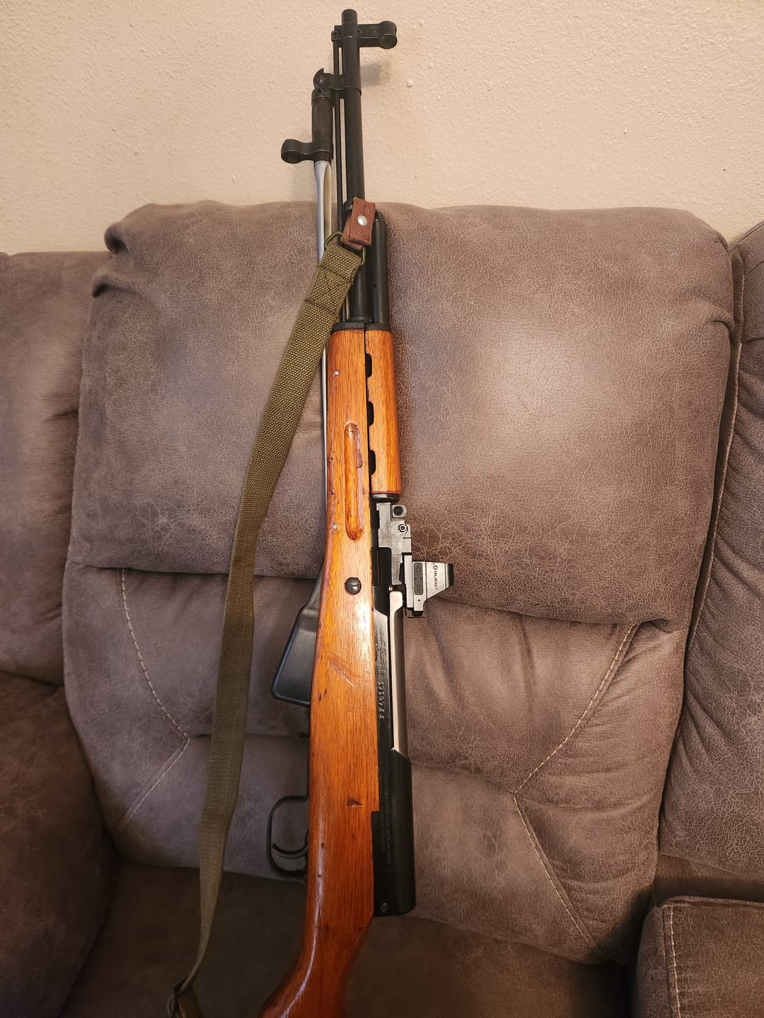 Customer photo review of SKS Micro Red Dot Mount - ultra-low direct micro sight mounting
