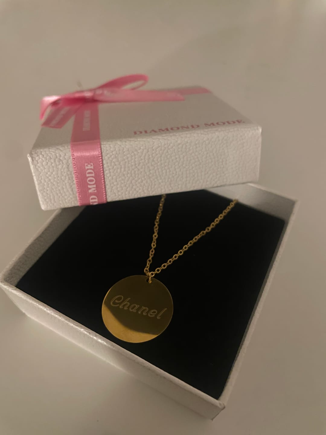 Customer photo review of Coin | Halskette + Gravur