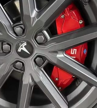 Customer photo review of EVAAM® Caliper Covers (4PCS) for Tesla Model 3
