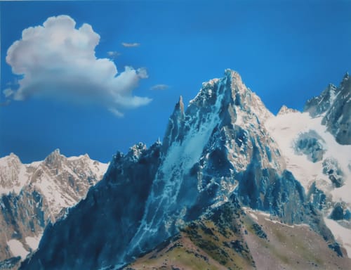 Customer photo review of Classroom in a Box: "Mountain Scene" lite version