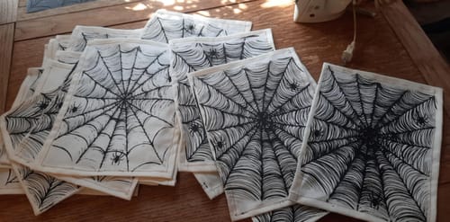 Customer photo review of Webpage - Mesh Stencil 8.5x11