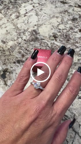 Customer video review of Solitaire 1.8ct Pear CZ Ring in Sterling Silver