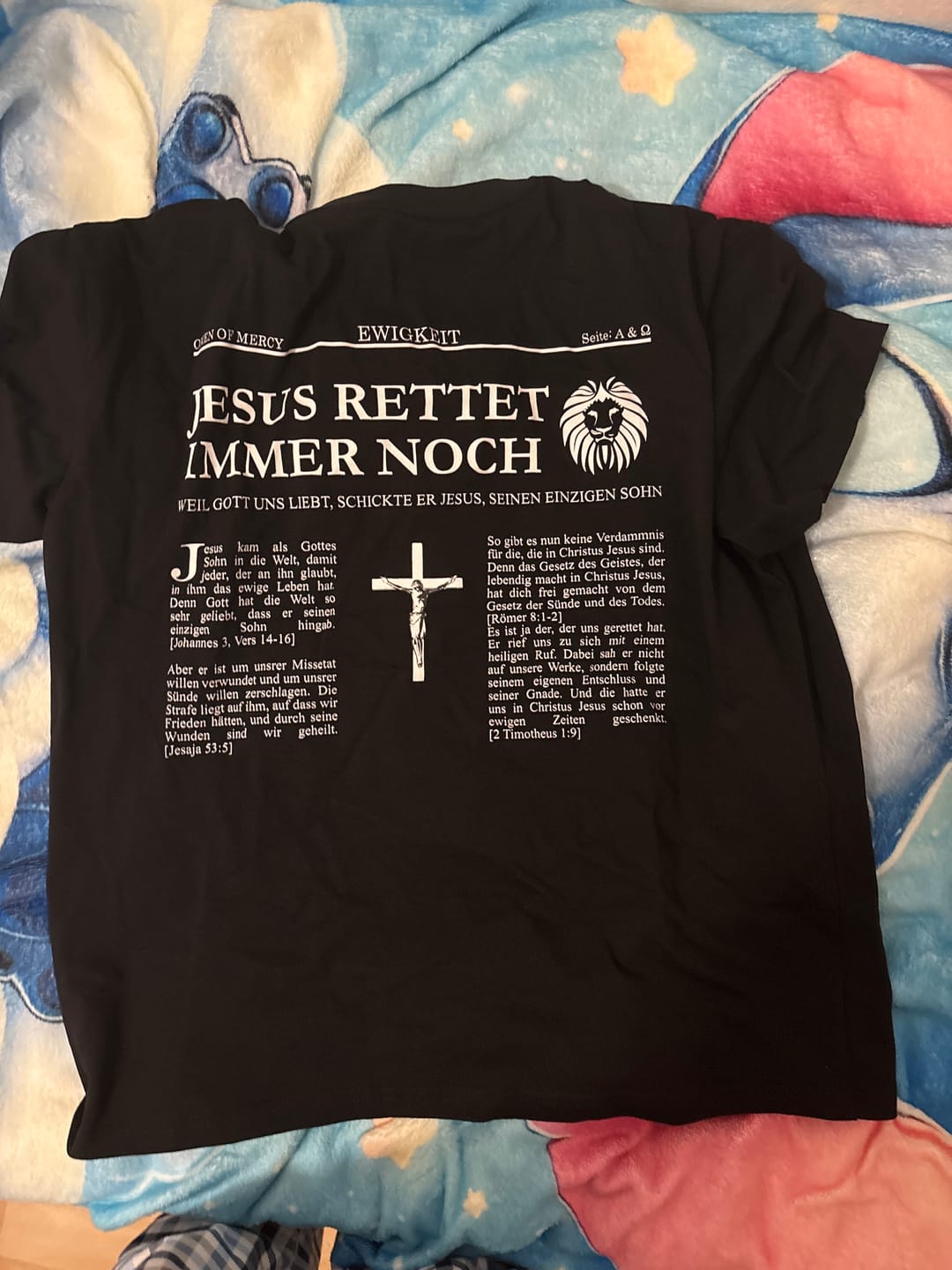 Customer photo review of OVERSIZED SHIRT - JESUS RETTET