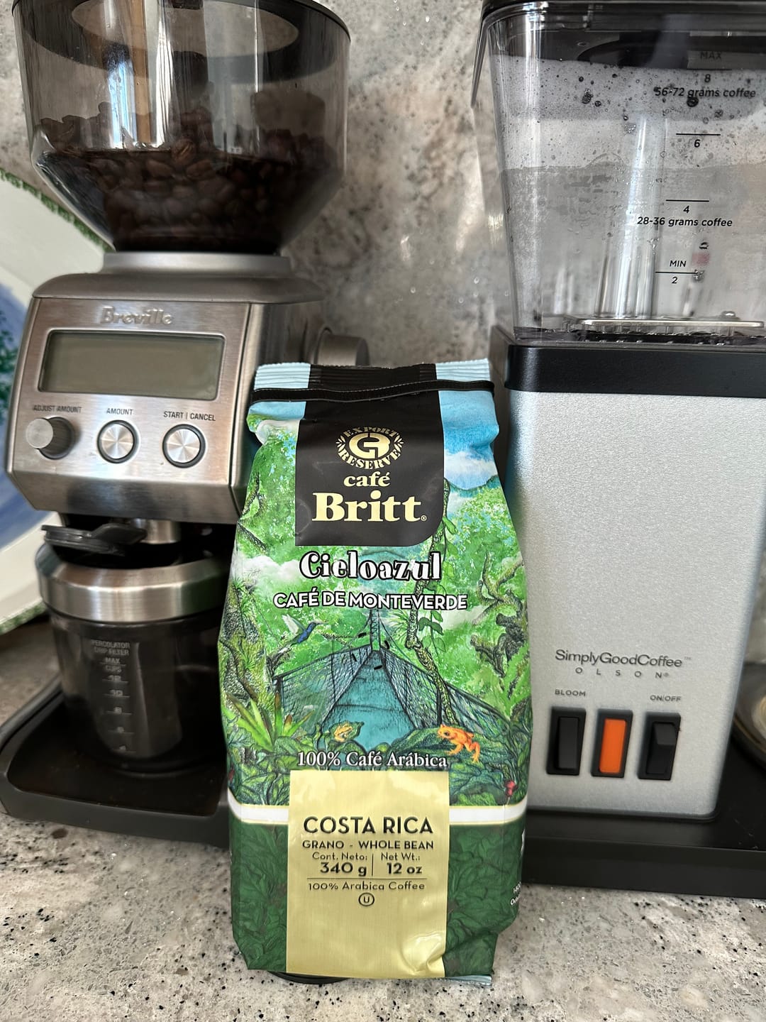 Customer photo review of COSTA RICAN CIELOAZUL COFFEE FROM MONTEVERDE