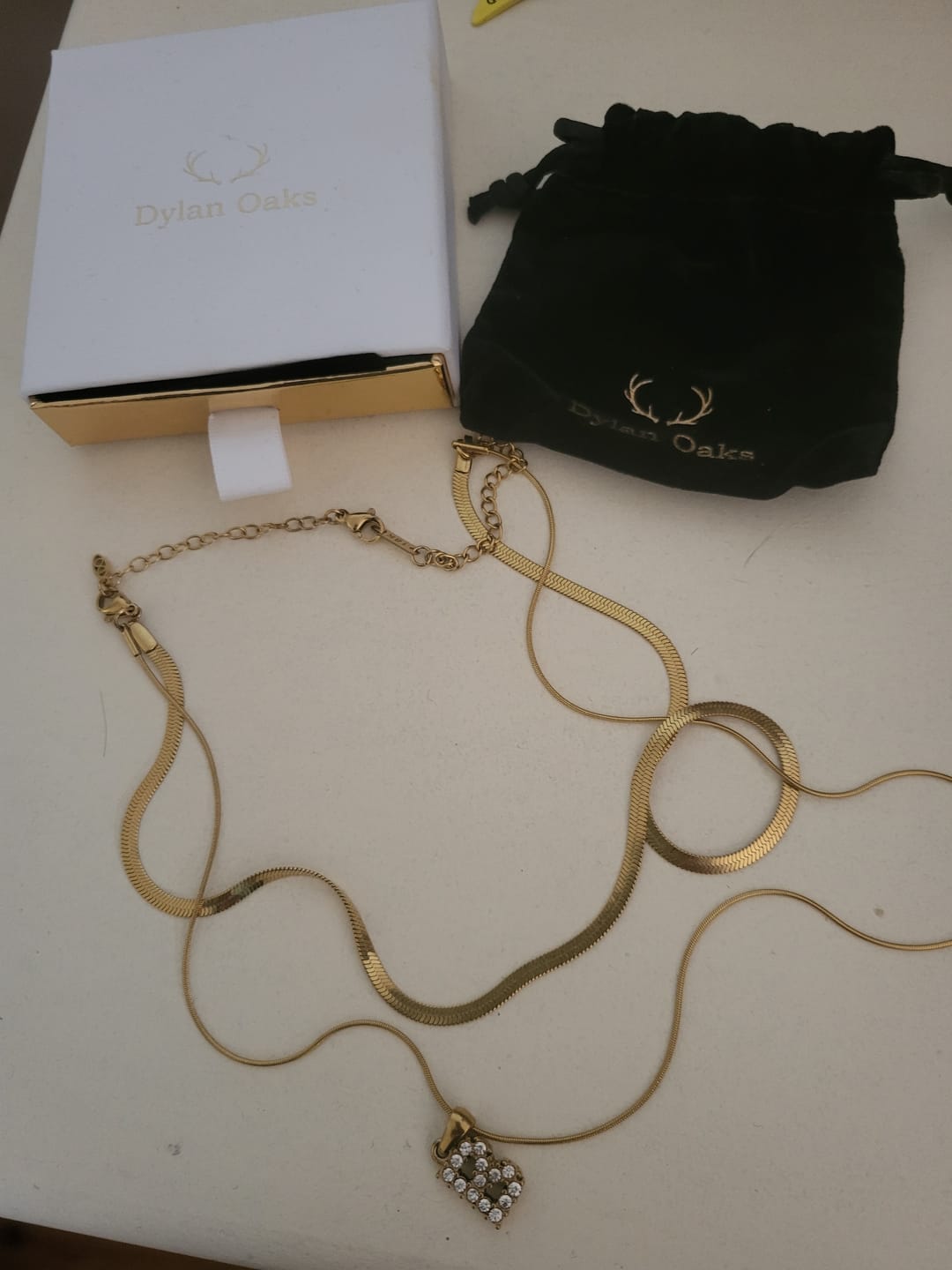 Customer photo review of Chain Extender Gold