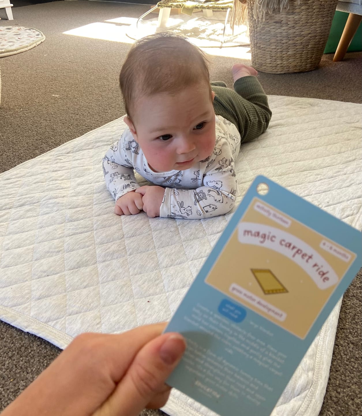 Customer photo review of Learn with Me - Baby Cards