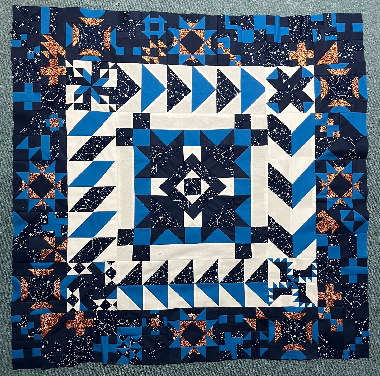 Customer photo review of Stars Constellation Rose & Hubble Cotton Poplin Fabric