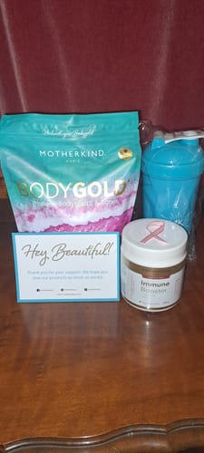 Customer photo review of BodyGOLD Collagen Peptides - 375g | PINK LIMITED EDITION