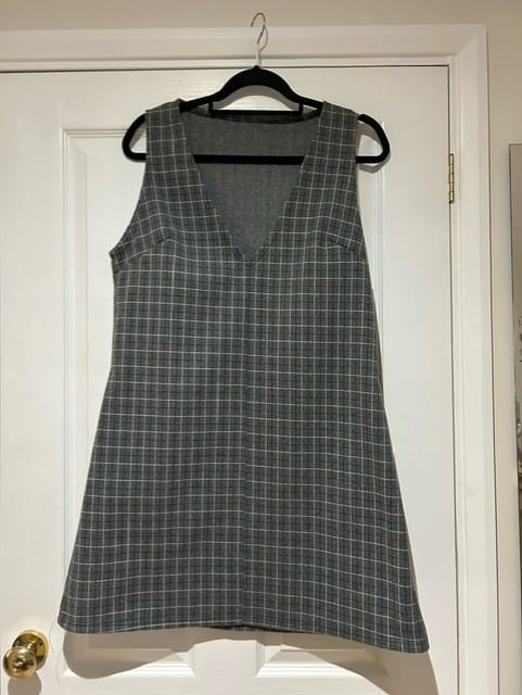 Customer photo review of Checkered Soft Wool Touch Fabric