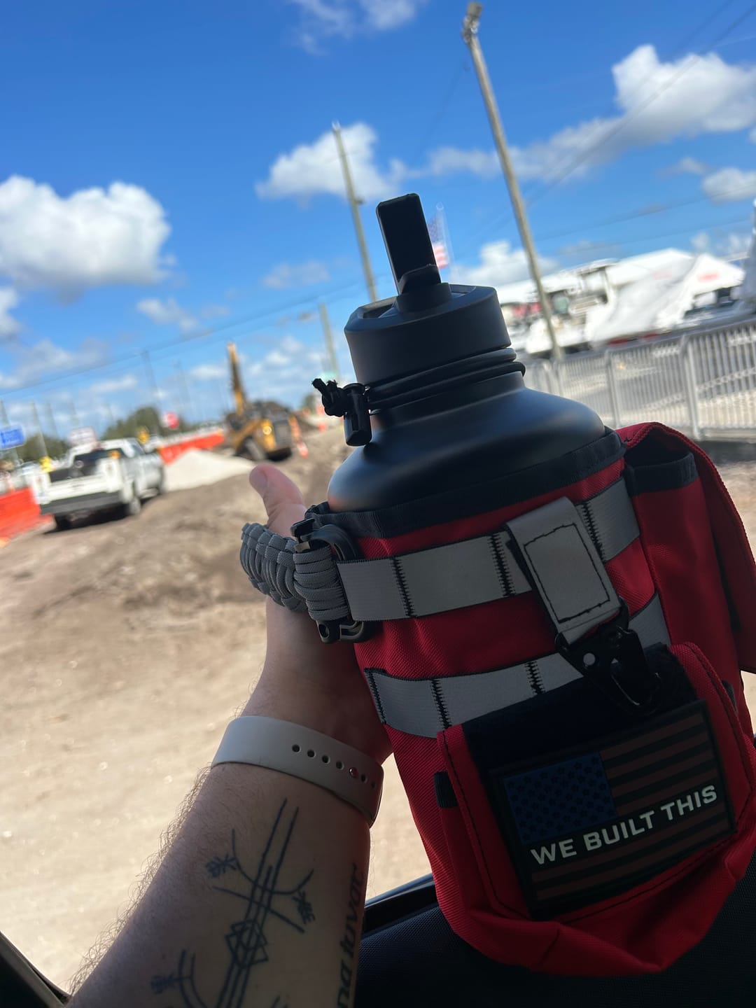 Customer photo review of 64oz Workforce Bottles