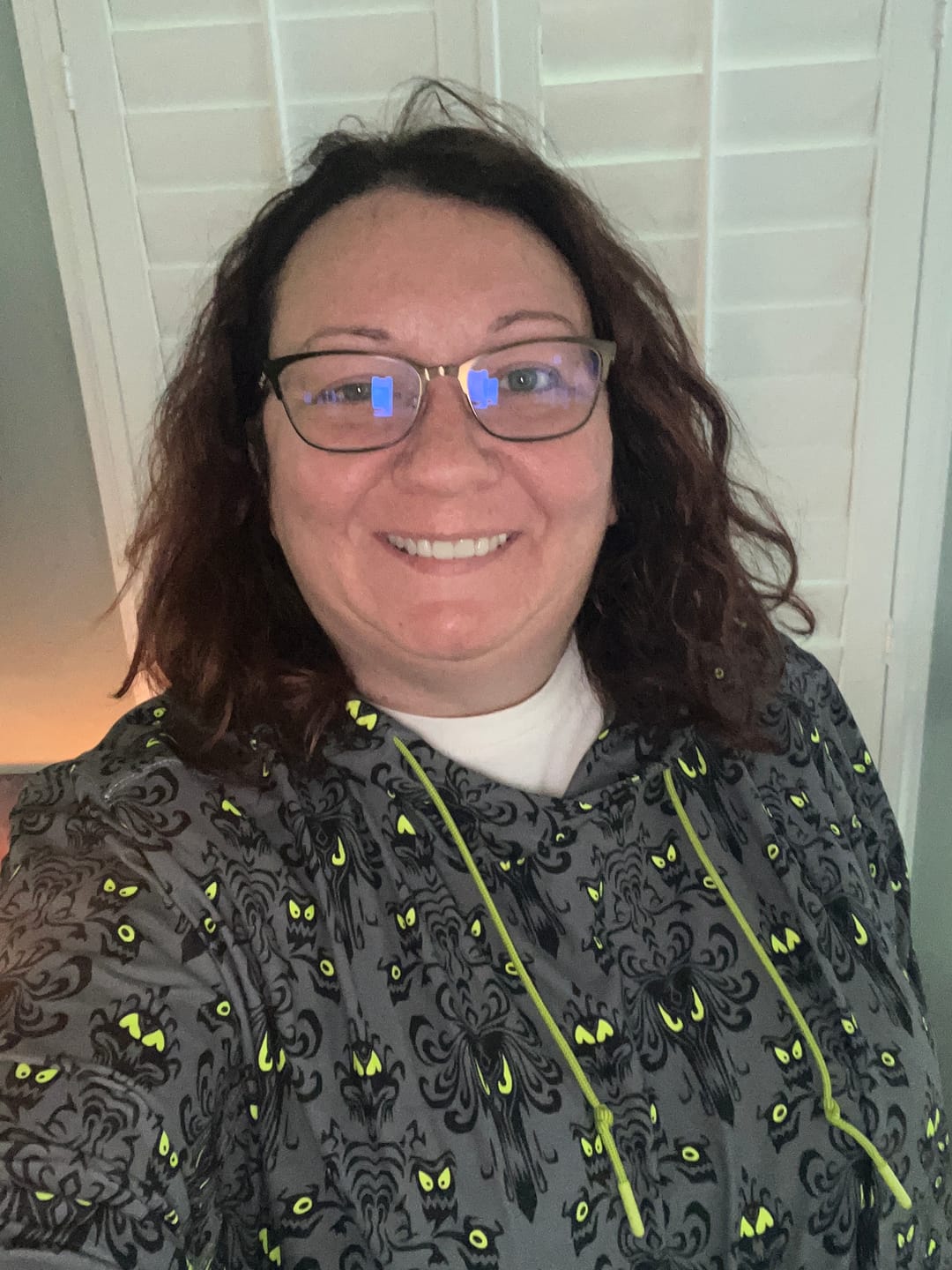 Customer photo review of Disney’s Haunted Mansion "Wall Creeps" – Performance Hoodie