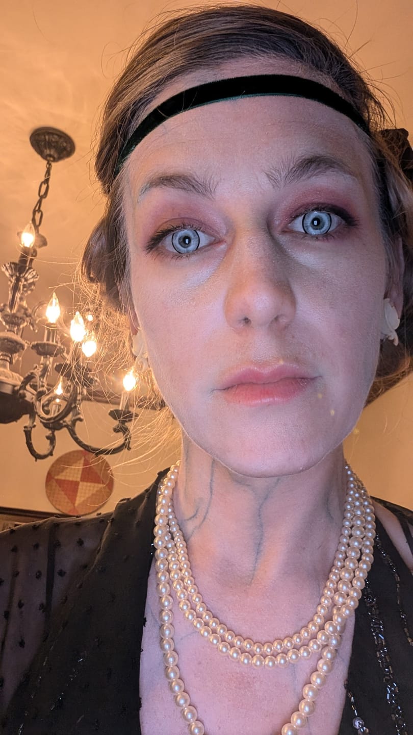 Customer photo review of PRIMAL ® Ghost - Grey Colored Contact lenses