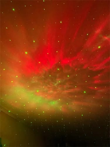 Customer photo review of Astronaut Nebula & Stars LED Projector