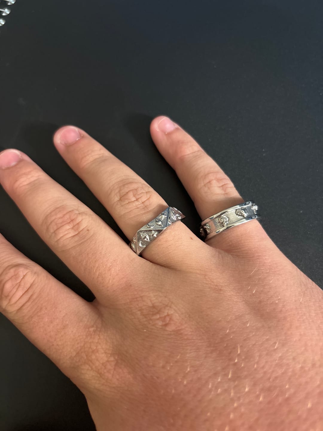 Customer photo review of PSYCHEDELIC LOVE RING