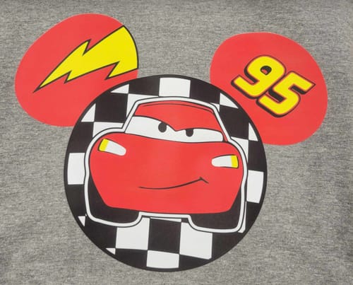 Customer photo review of Mickey Head Cars Lightning McQueen Disney DTF Transfer