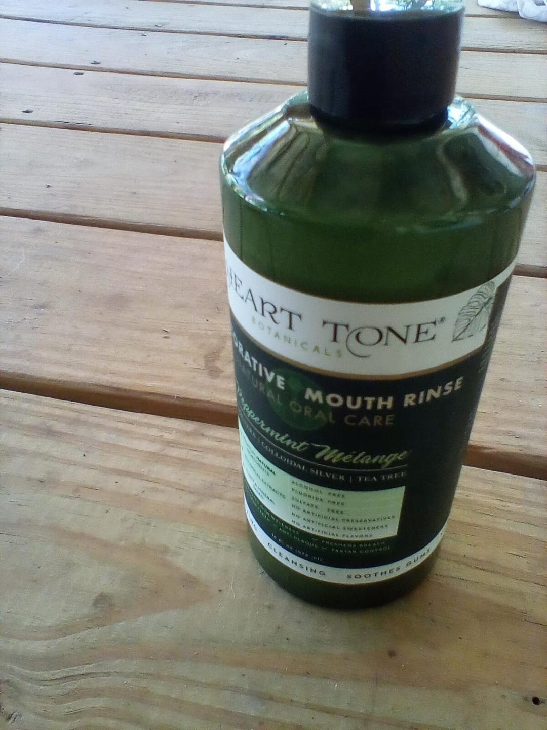 Customer photo review of Restorative Mouth Rinse