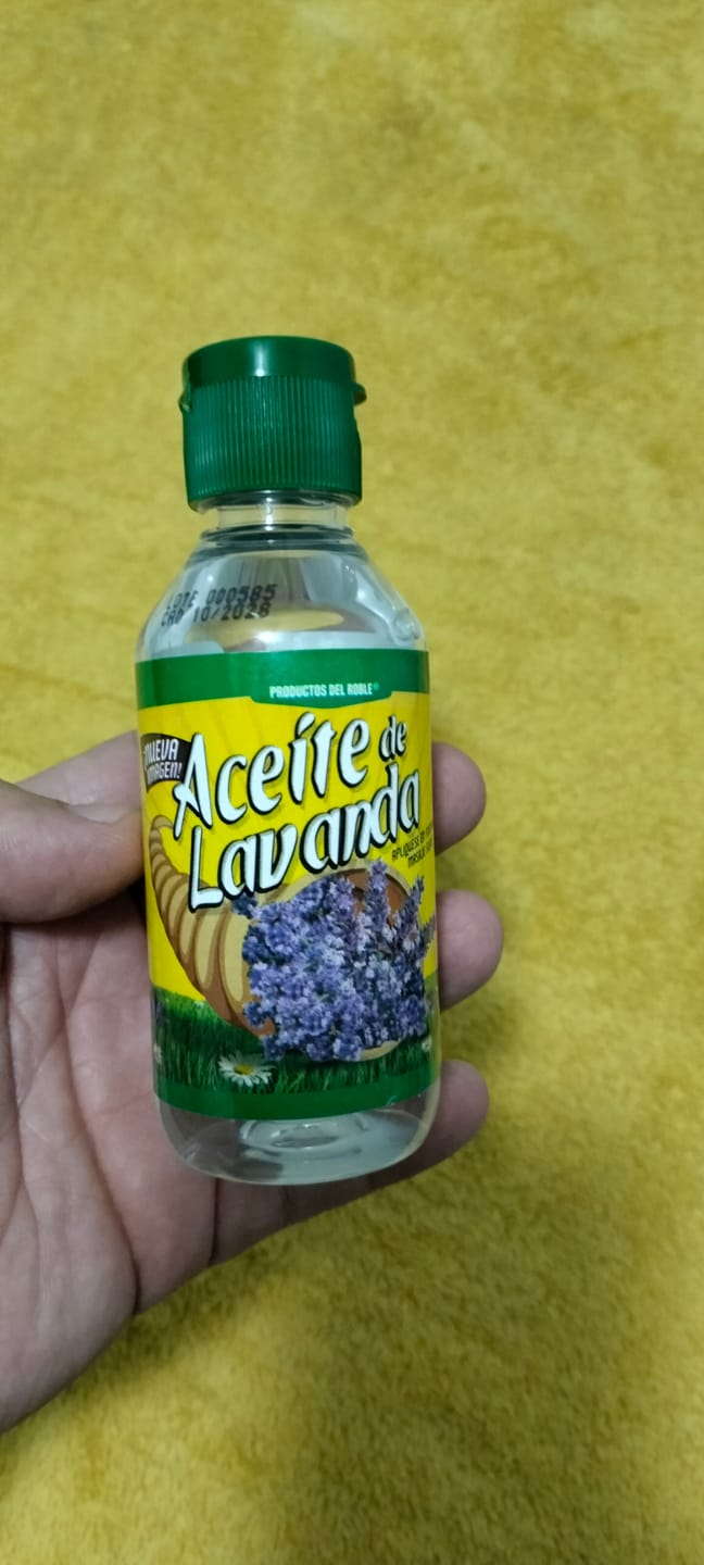 Customer photo review of Aceite para masaje de Lavanda