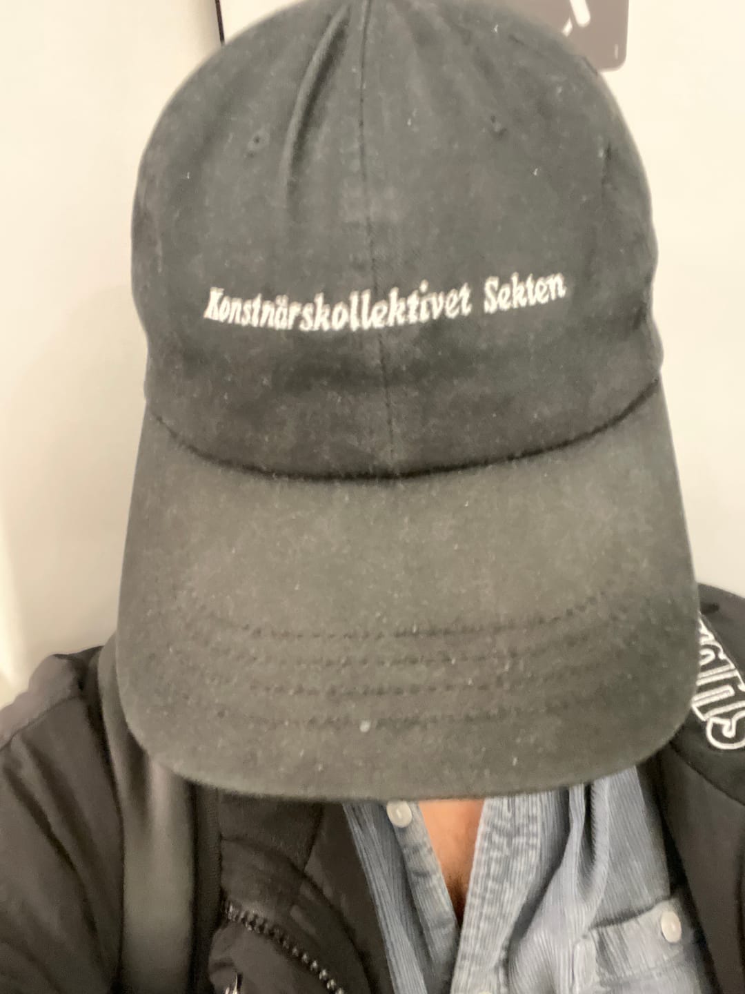 Customer photo review of Customize Your Own Dad hat - Italic Font