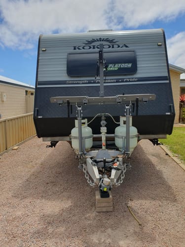 Customer photo review of Loading Ramp for Caravan Bike Racks