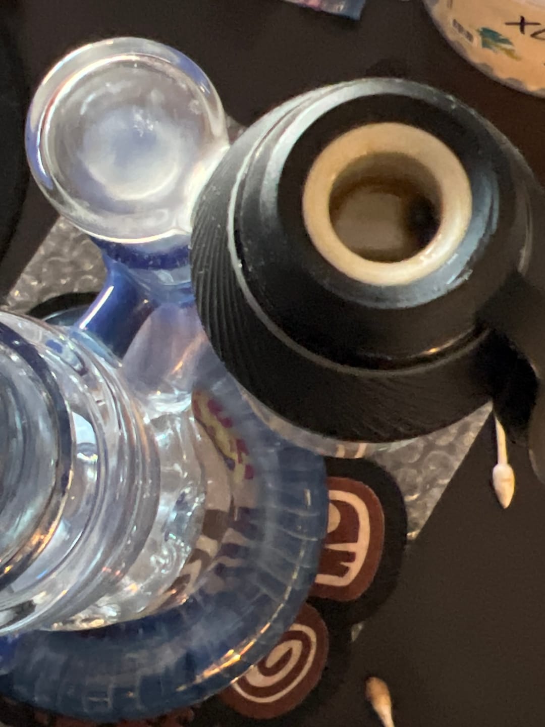Customer photo review of 3mm Puffco Sapphire Terp Pearls by RubyPearlCo