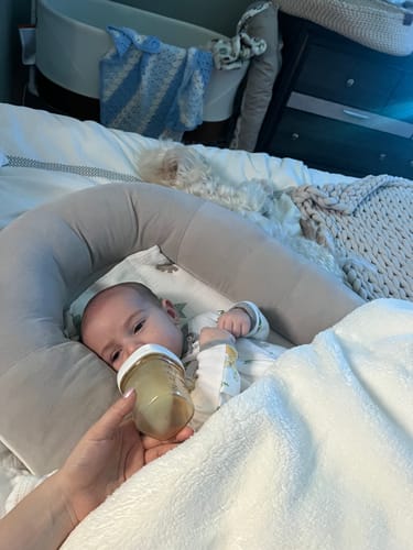 Customer photo review of Hegen Nipple Medium Flow, 2-Pack (3 to 6 months)