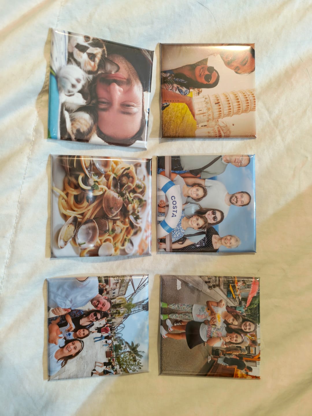 Customer photo review of Pack 6 Imanes personalizados