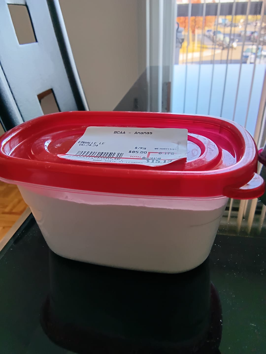 Customer photo review of VRAC - Bcaa (100g)