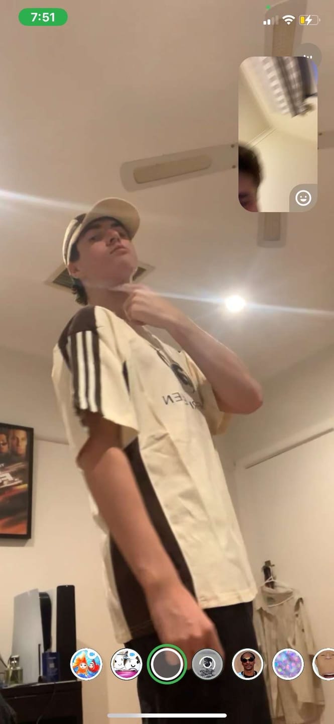 Customer photo review of Aelfric Eden Color Block Speedway Tee