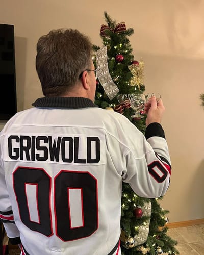 Customer photo review of Christmas Style 'Griswold' Hockey Jersey