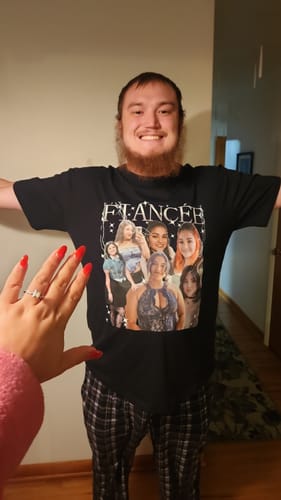 Customer photo review of CUSTOM VINTAGE TEE
