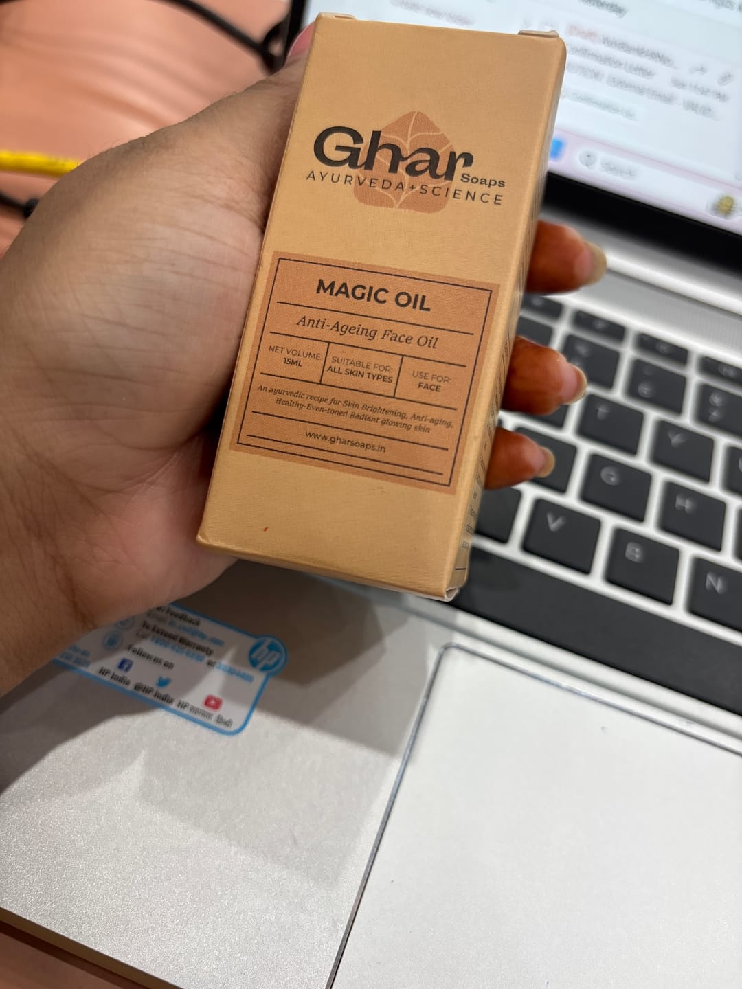 Customer photo review of Super Glow Oil