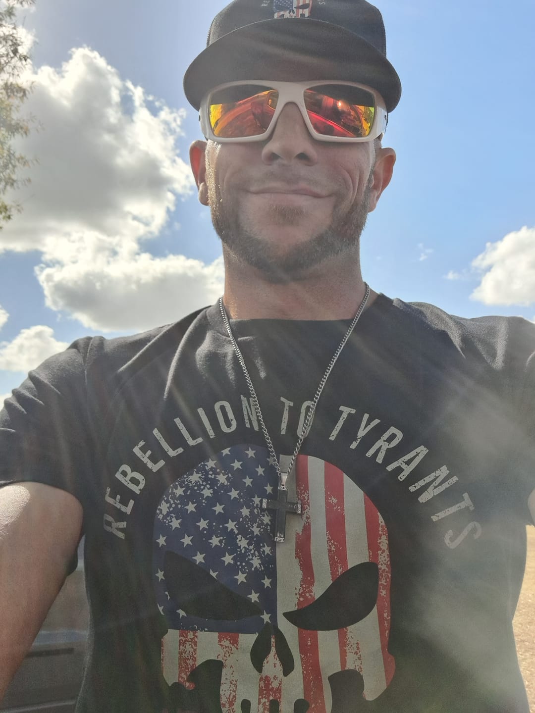 Customer photo review of Rebellion To Tyrants T-Shirt