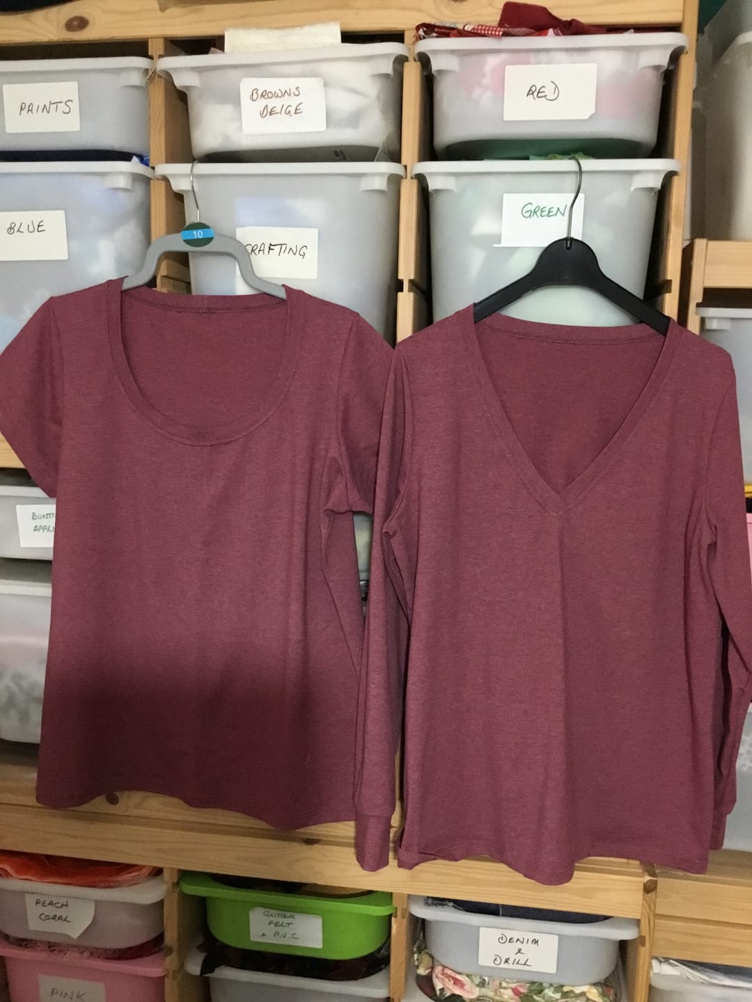 Customer photo review of Melange Cotton Jersey Fabric
