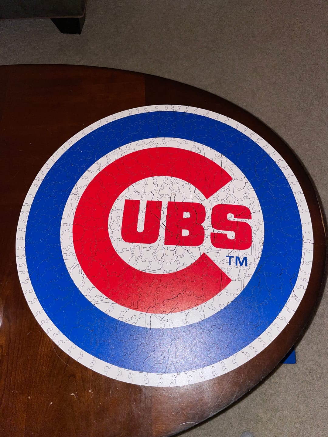 Customer photo review of Chicago Cubs™ - Wooden Puzzle