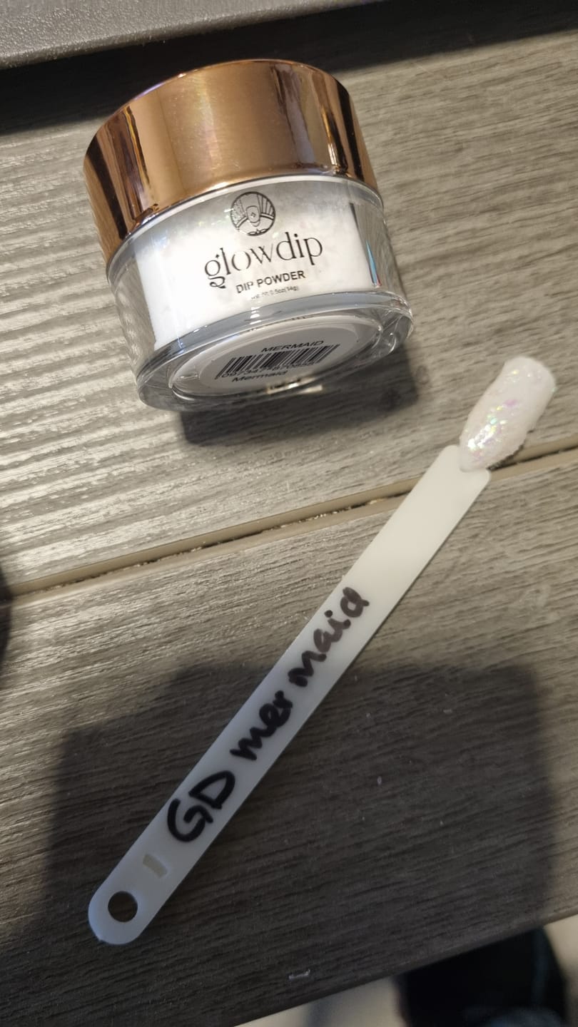 Customer photo review of Mermaid Dipping Powder