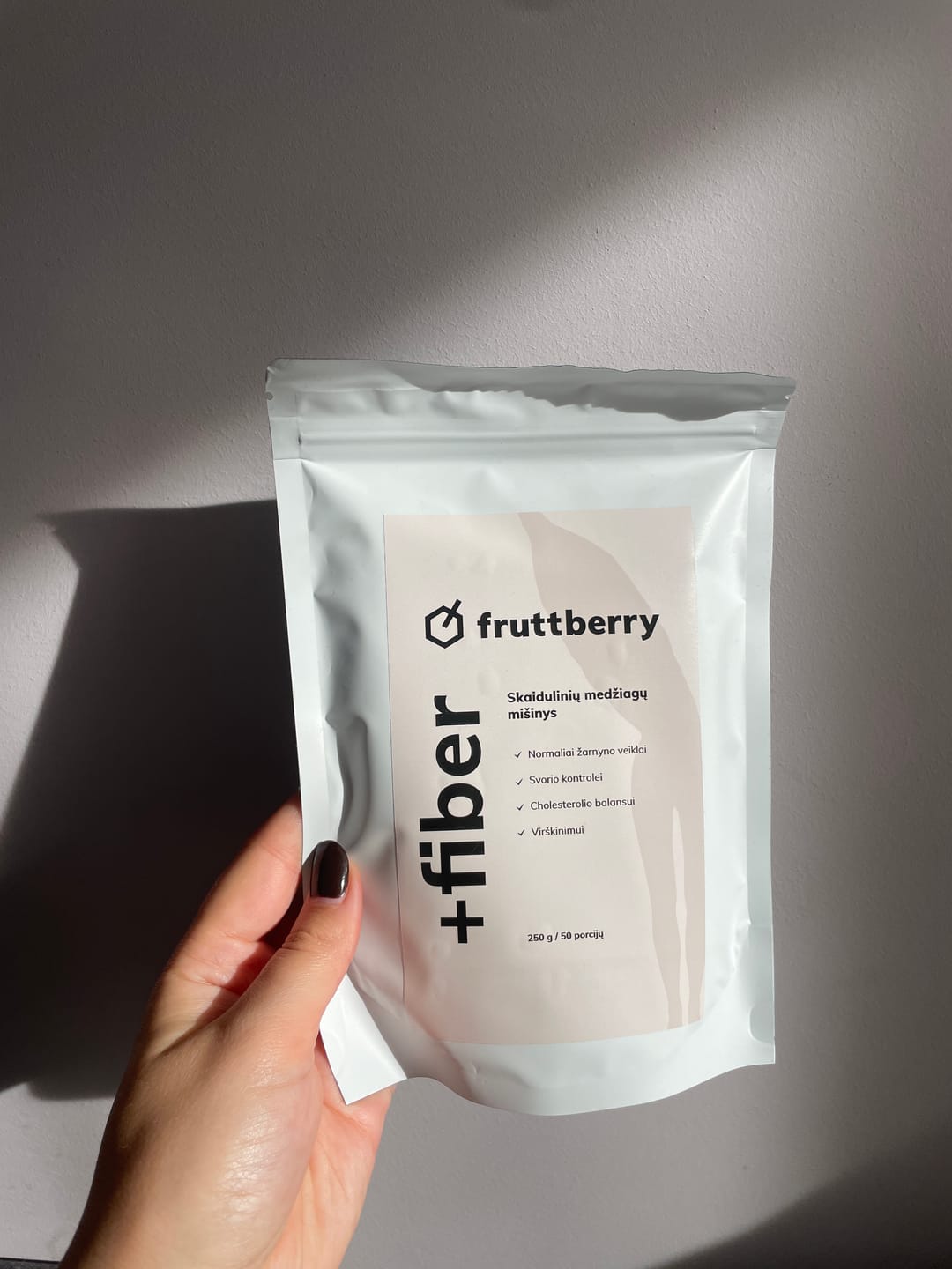 Customer photo review of Maisto papildas fruttberry +fiber skaidulų mišinys su uogomis, 250 g