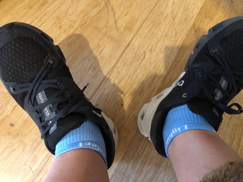 Customer photo review of Evolution - Quarter Socks